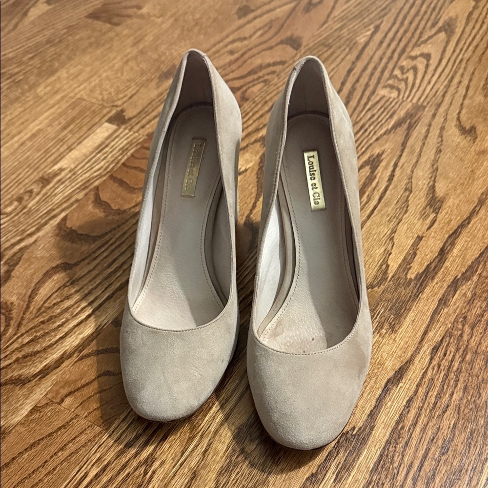Louise et Cie Beige Leather Heels size 9